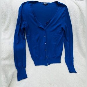 Express Cobalt Blue Women's Cardigan